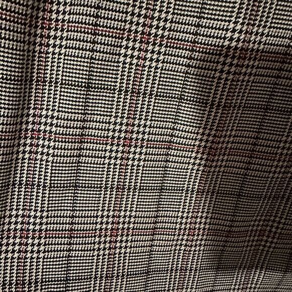 Zara Woman Plaid Short Ruffle Sleeve Dress - Small - Picture 3 of 8